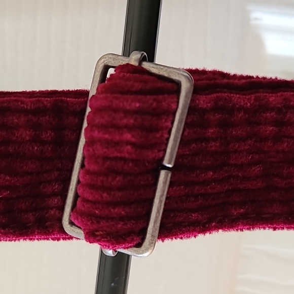 SO BRAND WOMENS JUNIOR BEAUTIFUL BURGUNDY CORDOROY JUMPER/PENAFORE DRESS SIZE XL - Picture 7 of 16